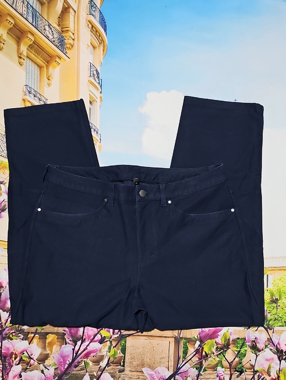Lululemon Mens‎ Navy Blue Work Pants Size 33